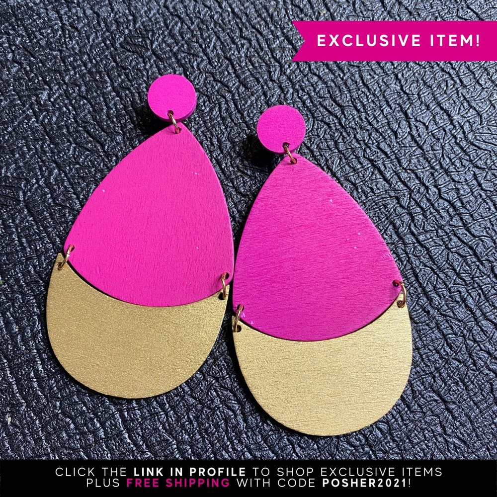 Wooden Earrings | Spend $10, Get Free!